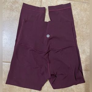 Lululemon Align leggings. Size 2. Maroon.